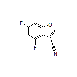 4,6-Difluorobenzofuran-3-carbonitrile