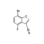 7-Bromo-4-fluorobenzofuran-3-carbonitrile