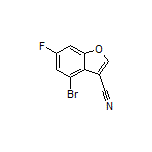 4-Bromo-6-fluorobenzofuran-3-carbonitrile