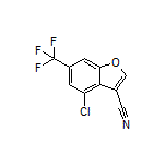 4-Chloro-6-(trifluoromethyl)benzofuran-3-carbonitrile