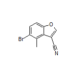 5-Bromo-4-methylbenzofuran-3-carbonitrile