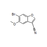 6-Bromo-5-methoxybenzofuran-3-carbonitrile