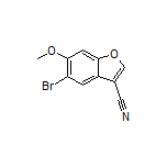 5-Bromo-6-methoxybenzofuran-3-carbonitrile