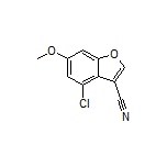 4-Chloro-6-methoxybenzofuran-3-carbonitrile