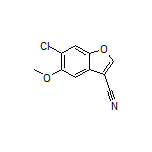 6-Chloro-5-methoxybenzofuran-3-carbonitrile