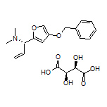 (S)-1-[4-(Benzyloxy)furan-2-yl]-N,N-dimethyl-2-propen-1-amine (2R,3R)-2,3-Dihydroxysuccinate