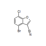 4-Bromo-7-chlorobenzofuran-3-carbonitrile