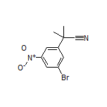 2-(3-Bromo-5-nitrophenyl)-2-methylpropanenitrile