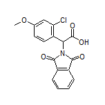 2-(2-Chloro-4-methoxyphenyl)-2-(1,3-dioxo-2-isoindolinyl)acetic Acid