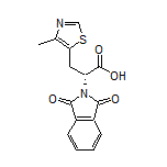 (R)-2-(1,3-Dioxo-2-isoindolinyl)-3-(4-methyl-5-thiazolyl)propanoic Acid