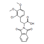 3-(2-Chloro-3,4-dimethoxyphenyl)-2-(1,3-dioxo-2-isoindolinyl)propanoic Acid