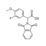 2-(1,3-Dioxo-2-isoindolinyl)-2-(3-fluoro-4-methoxyphenyl)acetic Acid