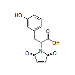 2-(2,5-Dioxo-2,5-dihydro-1-pyrrolyl)-3-(3-hydroxyphenyl)propanoic Acid