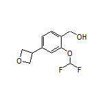 2-(Difluoromethoxy)-4-(oxetan-3-yl)benzyl Alcohol