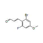 (E)-3-(2-Bromo-6-fluoro-4-methoxyphenyl)acrylaldehyde