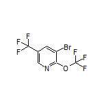 3-Bromo-2-(trifluoromethoxy)-5-(trifluoromethyl)pyridine