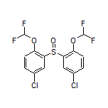 2,2’-Sulfinylbis[4-chloro-1-(difluoromethoxy)benzene]