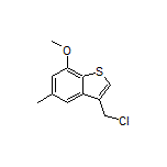 3-(Chloromethyl)-7-methoxy-5-methylbenzo[b]thiophene