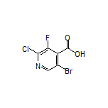 5-Bromo-2-chloro-3-fluoroisonicotinic Acid