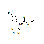 N-Boc-3,3-difluoro-1-(1H-1,2,3-triazol-4-yl)cyclobutan-1-amine