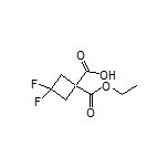 1-(Ethoxycarbonyl)-3,3-difluorocyclobutane-1-carboxylic Acid