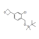 tert-Butyl[[2-chloro-4-(oxetan-3-yl)benzyl]oxy]dimethylsilane