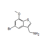 (5-Bromo-7-methoxybenzo[b]thiophen-3-yl)methanamine