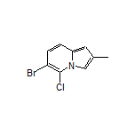 6-Bromo-5-chloro-2-methylindolizine