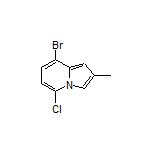 8-Bromo-5-chloro-2-methylindolizine