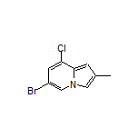 6-Bromo-8-chloro-2-methylindolizine