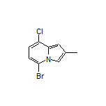 5-Bromo-8-chloro-2-methylindolizine