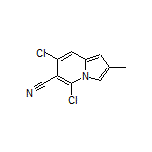 5,7-Dichloro-2-methylindolizine-6-carbonitrile