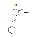 5-(Benzyloxy)-8-bromo-2-methylindolizine