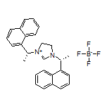 1,3-Bis[(R)-1-(1-naphthyl)ethyl]-4,5-dihydro-1H-imidazol-3-ium Tetrafluoroborate