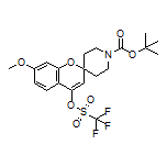 1’-Boc-7-methoxy-4-[[(trifluoromethyl)sulfonyl]oxy]spiro[chromene-2,4’-piperidine]
