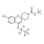 1’-Boc-7-chloro-4-[[(trifluoromethyl)sulfonyl]oxy]spiro[chromene-2,4’-piperidine]