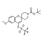 1’-Boc-6-methoxy-4-[[(trifluoromethyl)sulfonyl]oxy]spiro[chromene-2,4’-piperidine]