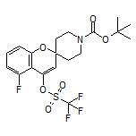 1’-Boc-5-fluoro-4-[[(trifluoromethyl)sulfonyl]oxy]spiro[chromene-2,4’-piperidine]
