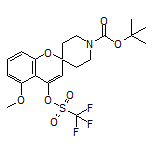 1’-Boc-5-methoxy-4-[[(trifluoromethyl)sulfonyl]oxy]spiro[chromene-2,4’-piperidine]