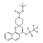 1’-Boc-4-[[(trifluoromethyl)sulfonyl]oxy]spiro[benzo[h]chromene-2,4’-piperidine]
