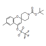 1’-Boc-6-methyl-4-[[(trifluoromethyl)sulfonyl]oxy]spiro[chromene-2,4’-piperidine]