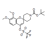 1’-Boc-7,8-dimethoxy-4-[[(trifluoromethyl)sulfonyl]oxy]spiro[chromene-2,4’-piperidine]