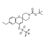 1’-Boc-6-ethyl-4-[[(trifluoromethyl)sulfonyl]oxy]spiro[chromene-2,4’-piperidine]