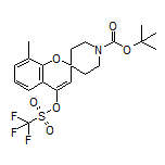 1’-Boc-8-methyl-4-[[(trifluoromethyl)sulfonyl]oxy]spiro[chromene-2,4’-piperidine]
