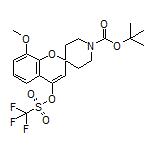 1’-Boc-8-methoxy-4-[[(trifluoromethyl)sulfonyl]oxy]spiro[chromene-2,4’-piperidine]