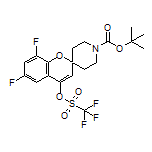 1’-Boc-6,8-difluoro-4-[[(trifluoromethyl)sulfonyl]oxy]spiro[chromene-2,4’-piperidine]