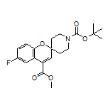 Methyl 1’-Boc-6-fluorospiro[chromene-2,4’-piperidine]-4-carboxylate