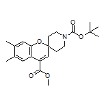 Methyl 1’-Boc-6,7-dimethylspiro[chromene-2,4’-piperidine]-4-carboxylate