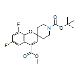 Methyl 1’-Boc-6,8-difluorospiro[chromene-2,4’-piperidine]-4-carboxylate