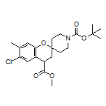 Methyl 1’-Boc-6-chloro-7-methylspiro[chroman-2,4’-piperidine]-4-carboxylate